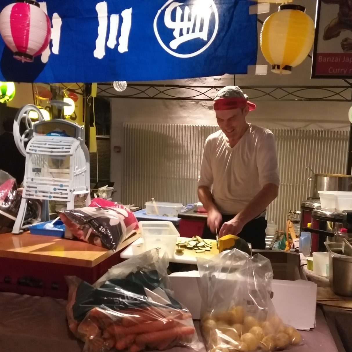 David cooking